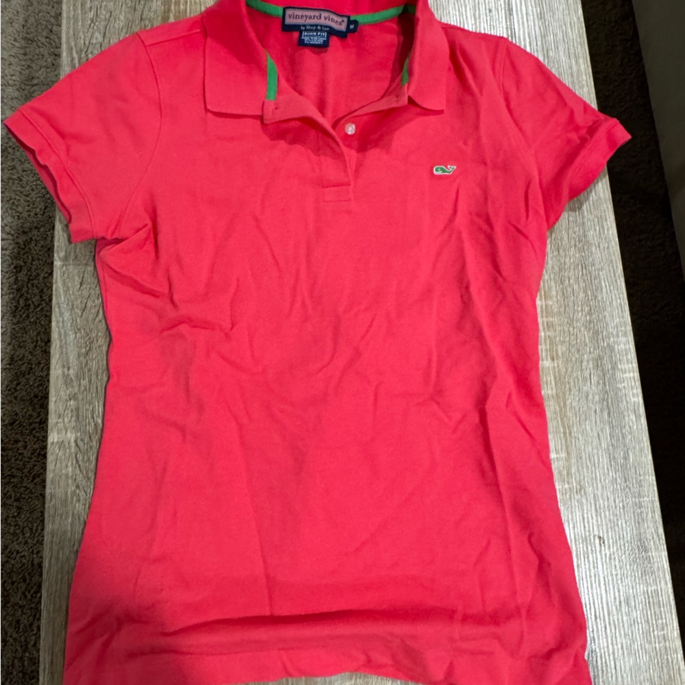 Vineyard Vines Pink Polo Shirt Susie Fit Style